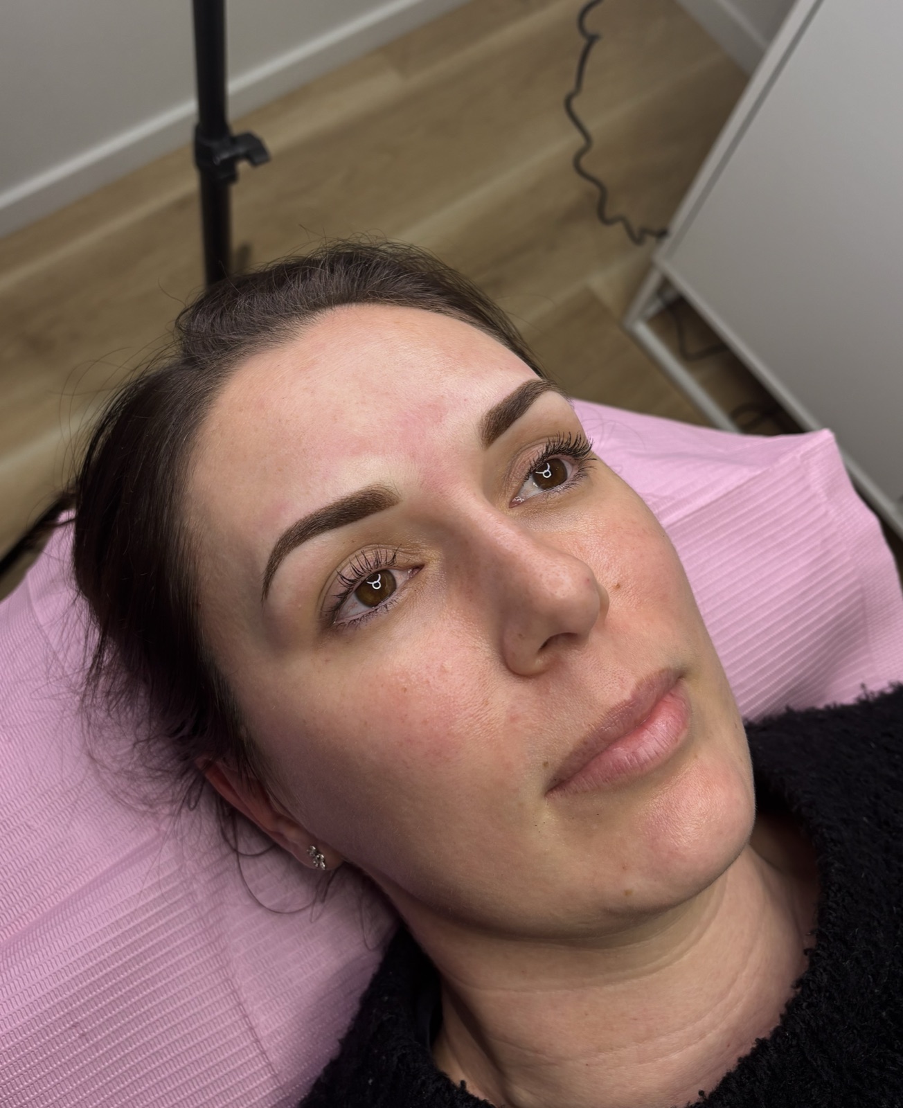Defined natural brow tattoo result