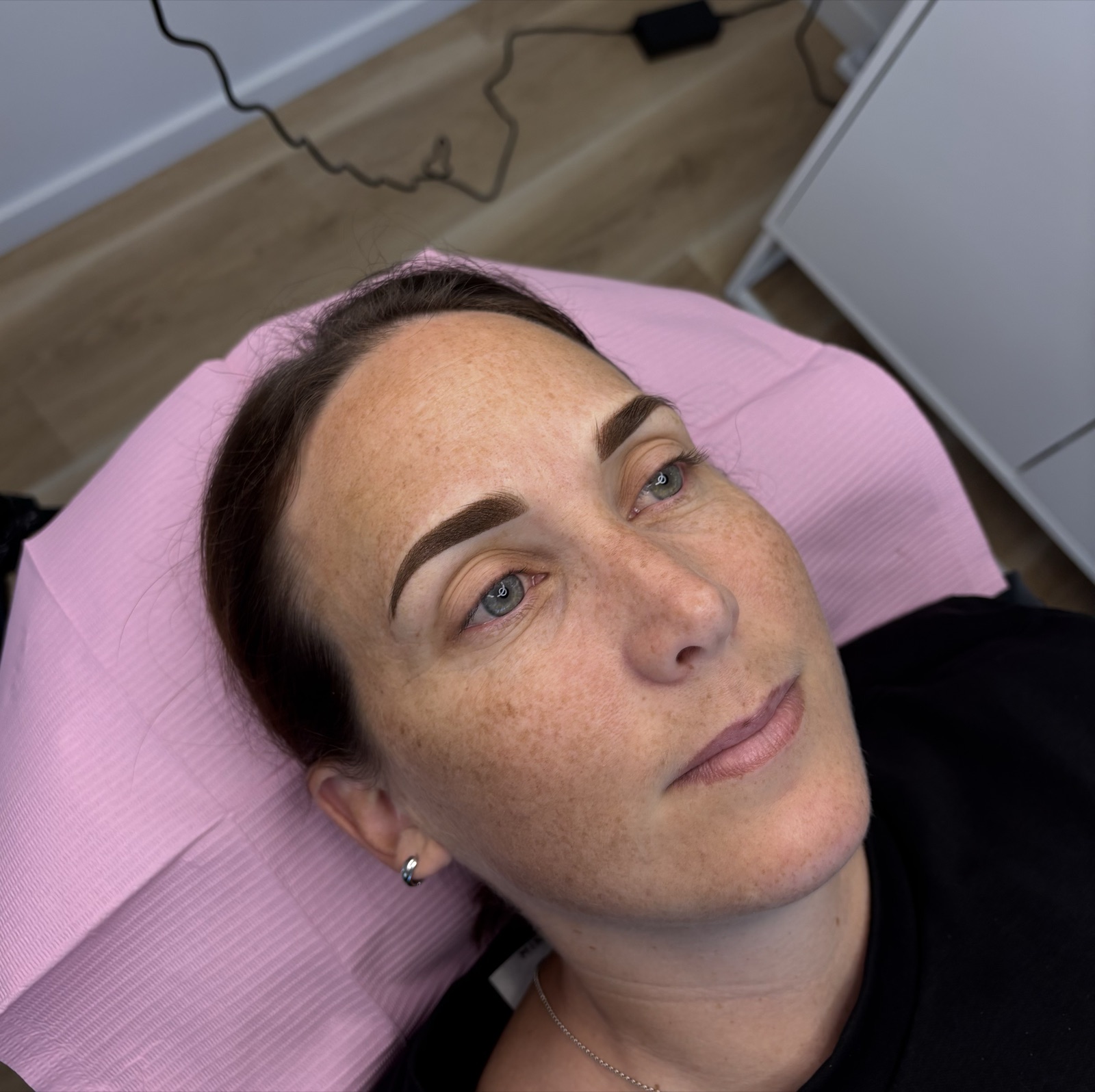 Soft, natural brow tattoo result